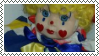 clown doll with heart blush